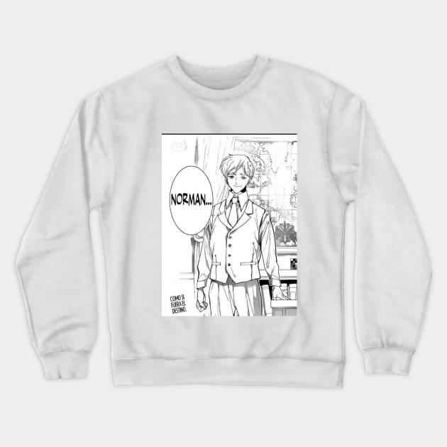 El reencuentro de Norman the promised neverland manga Crewneck Sweatshirt by uchix